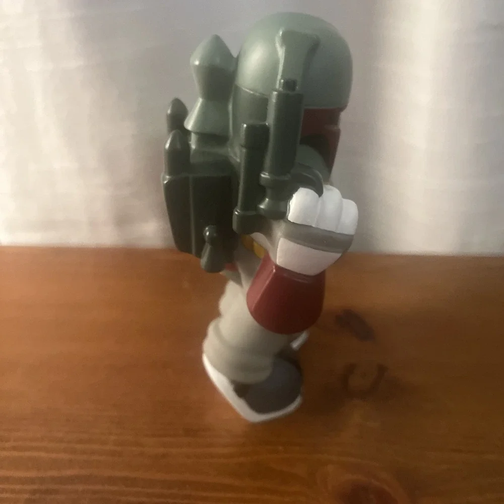 Disney 2008 Star Wars Rubber Plastic Bobo‎ Fett Mandalorian 5